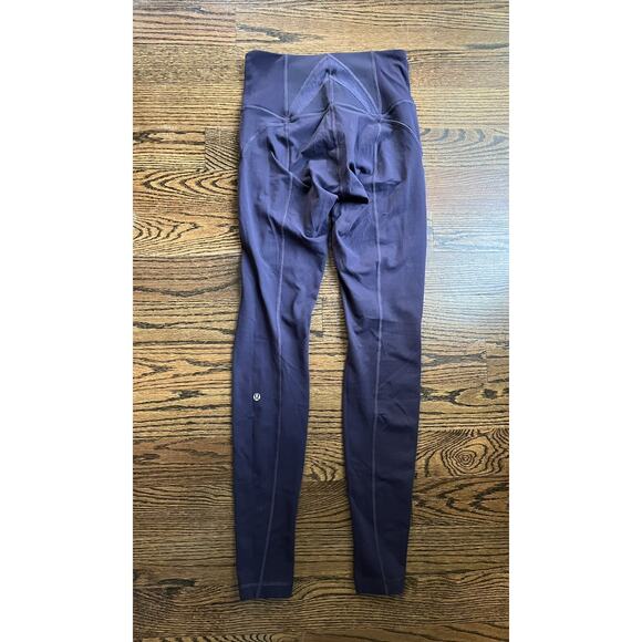 Lululemon women’s high rise leggings size 6 dark purple - Picture 4 of 7